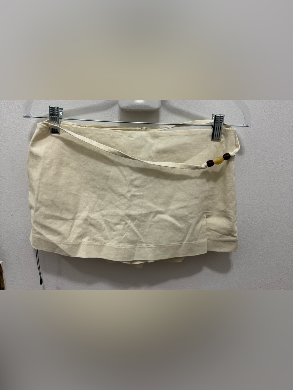 L’ACADEMIE KORA LINEN MINI SKORT